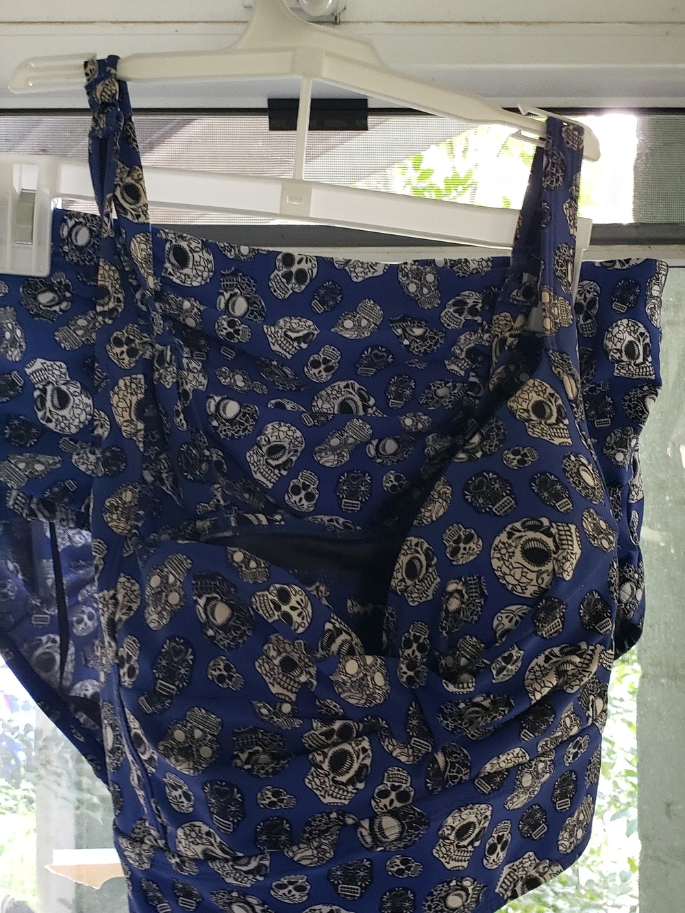 Torrid Blue Sugar Skull-Print Bikini